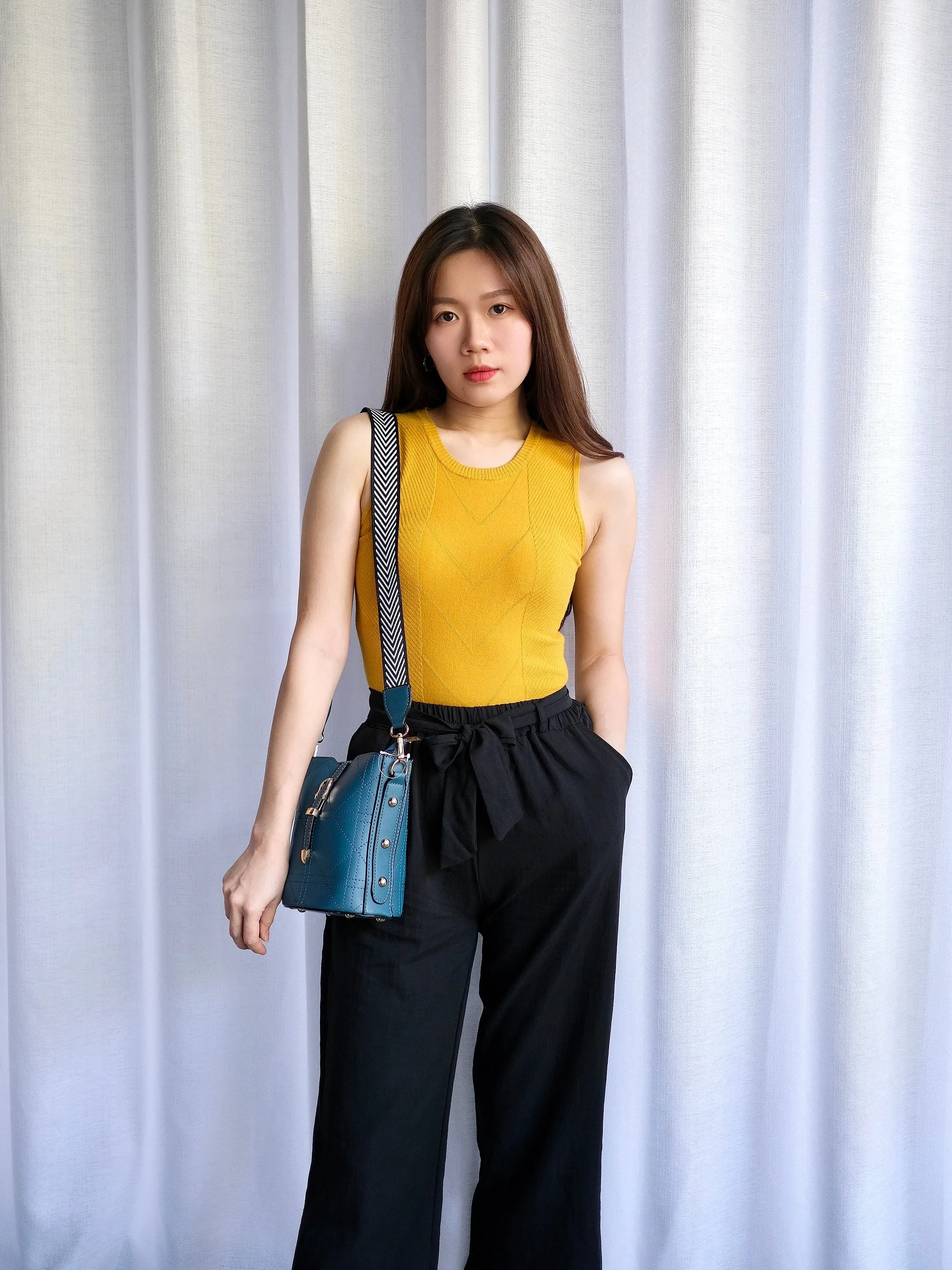 ACEWIN Tie-Waist Long Pants (Free Size) 501744