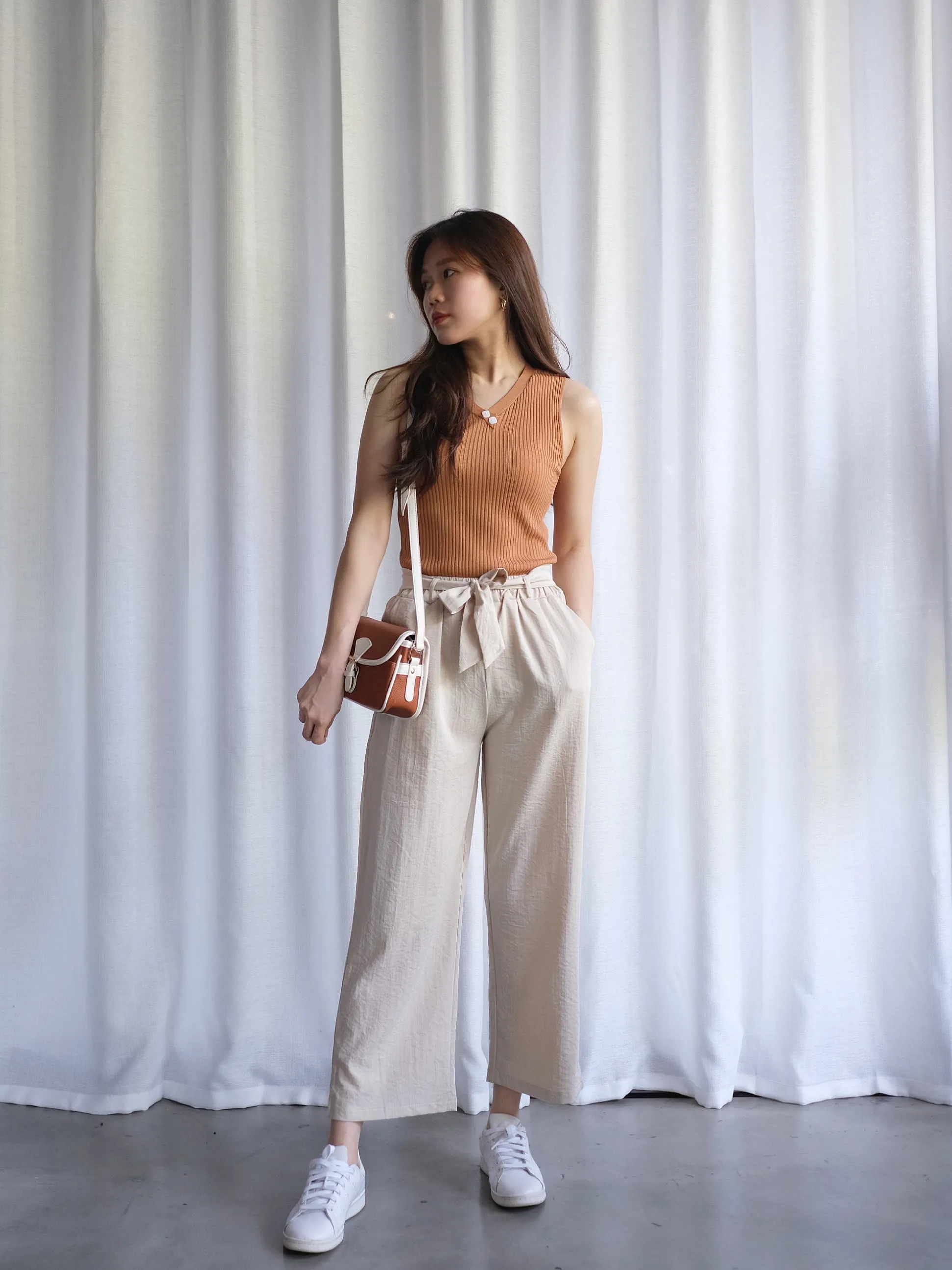 ACEWIN Tie-Waist Long Pants (Free Size) 501744