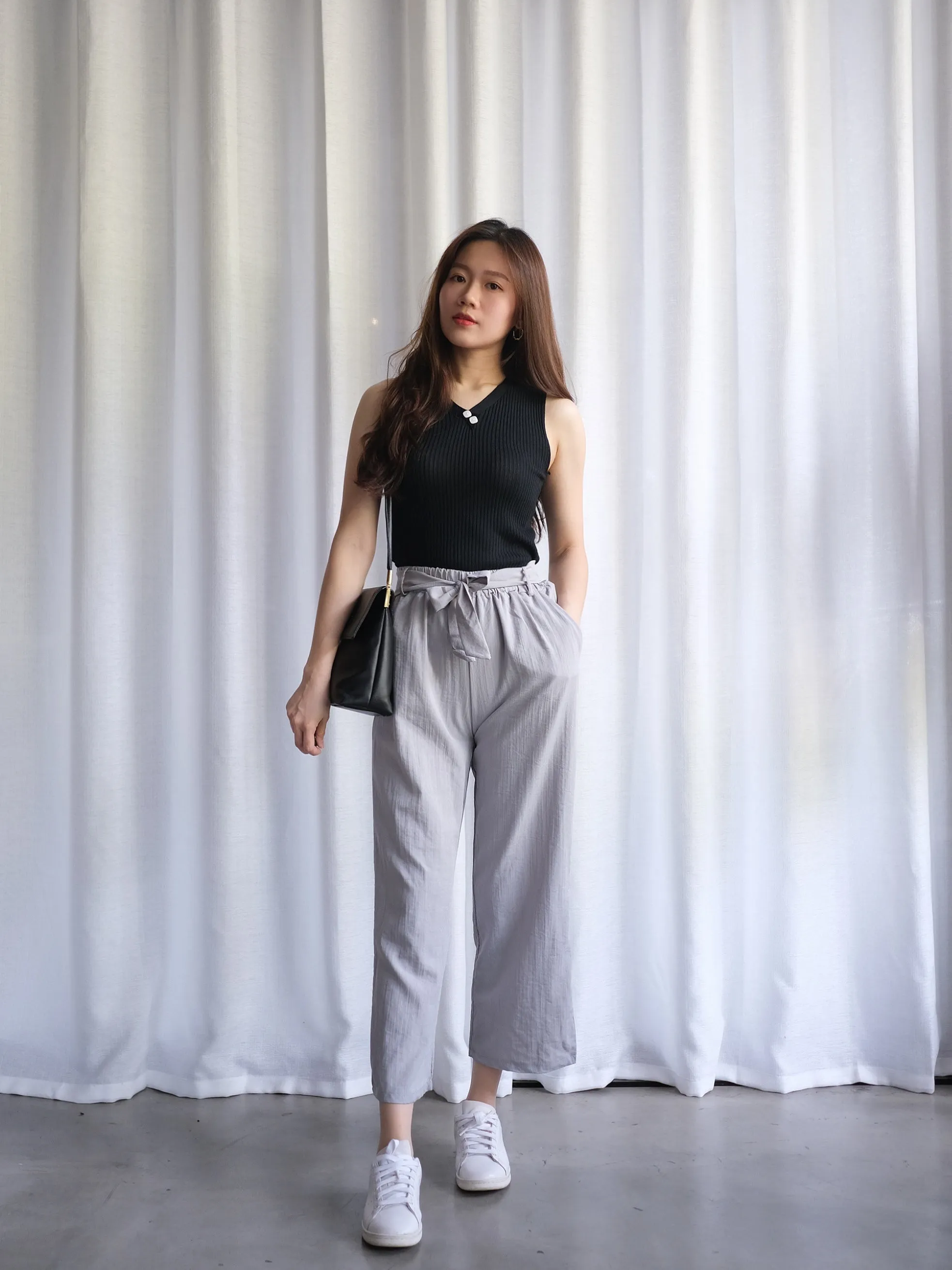 ACEWIN Tie-Waist Long Pants (Free Size) 501744