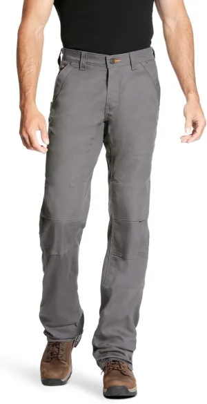 ARIAT Men's Rebar M4 Relaxed Durastretch Made Tough Double Front Stackable Straight Leg Pant