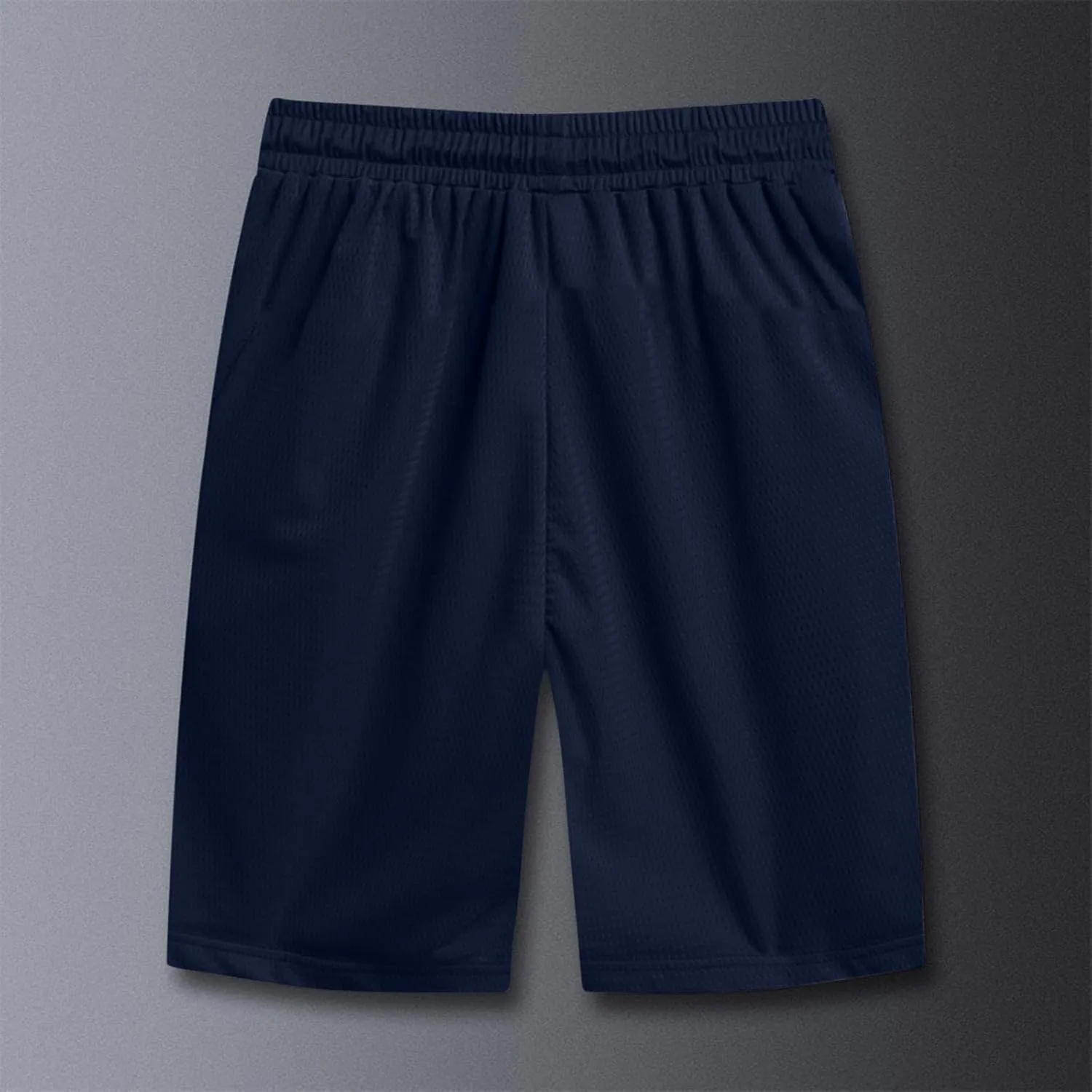 Big and Tall Shorts for Men Casual Breathable Mesh Quick Dry Solid Athletic Short Drawstring Elastic Waist Pants