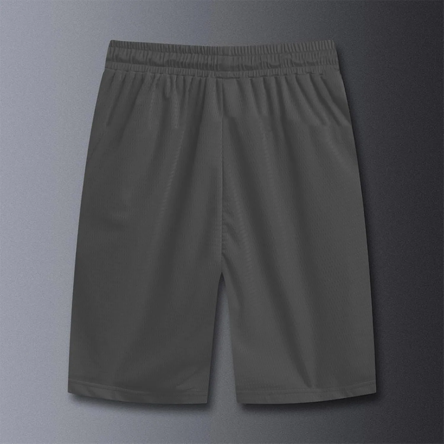 Big and Tall Shorts for Men Casual Breathable Mesh Quick Dry Solid Athletic Short Drawstring Elastic Waist Pants