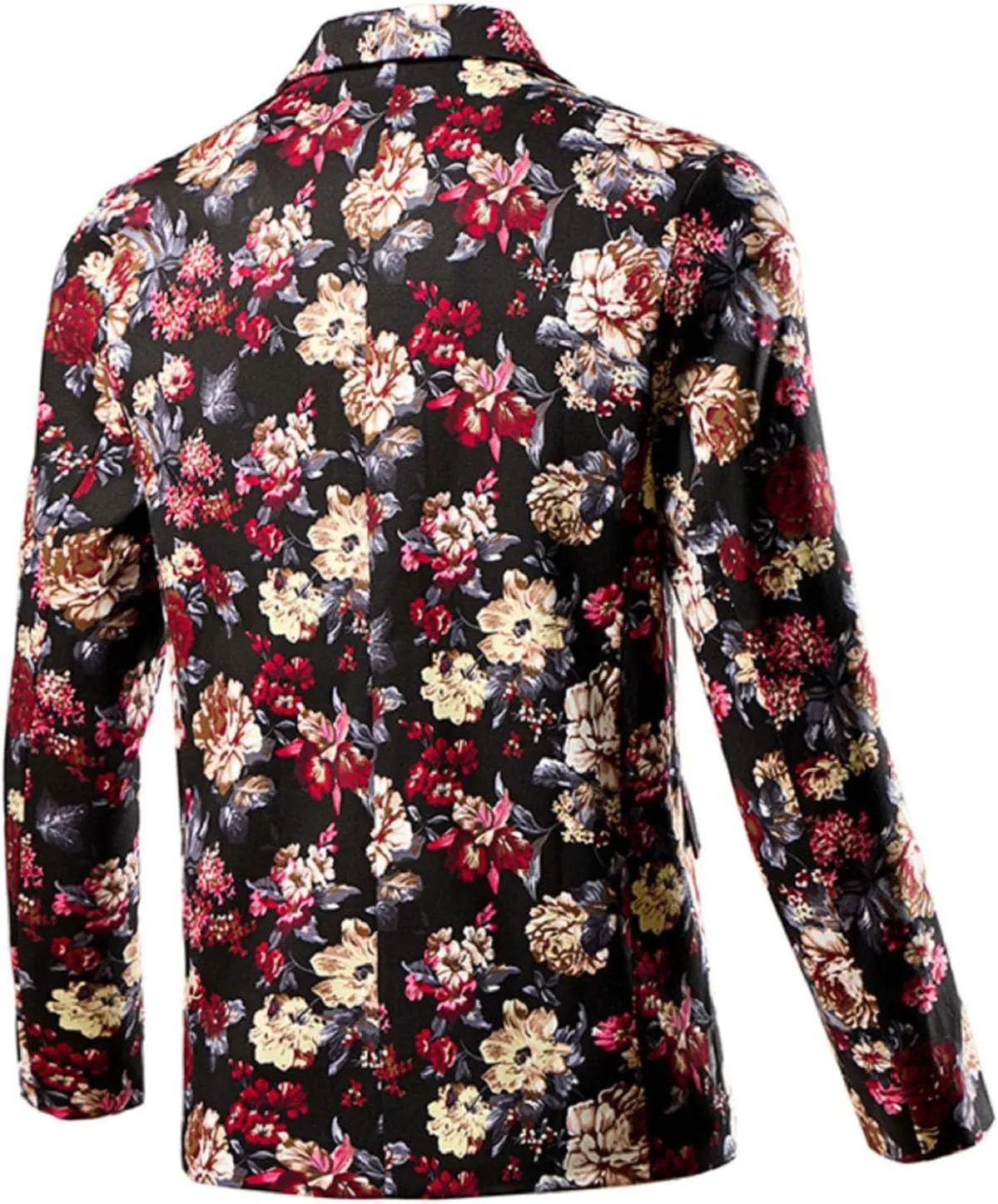 Blazer for Men Casual Slim fit Suit Jacket Party Prom Wedding Floral Tuxedo Sport Coat Chaqueta de Traje para Hombre
