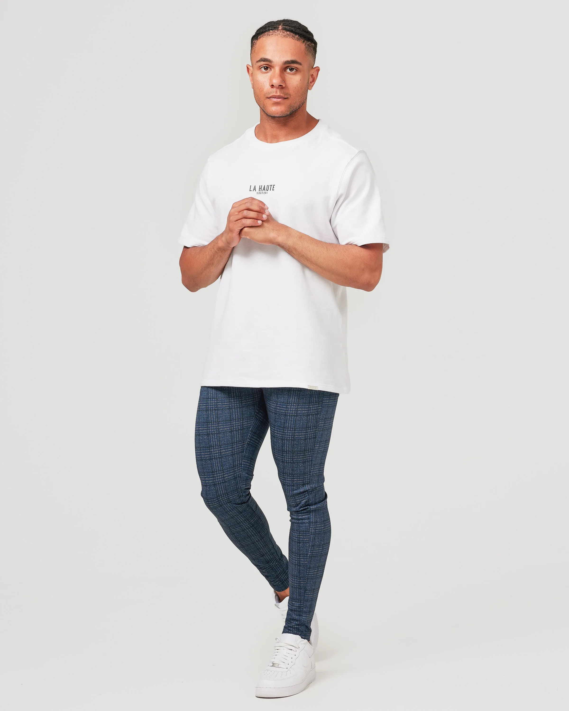 Blue Check Pants