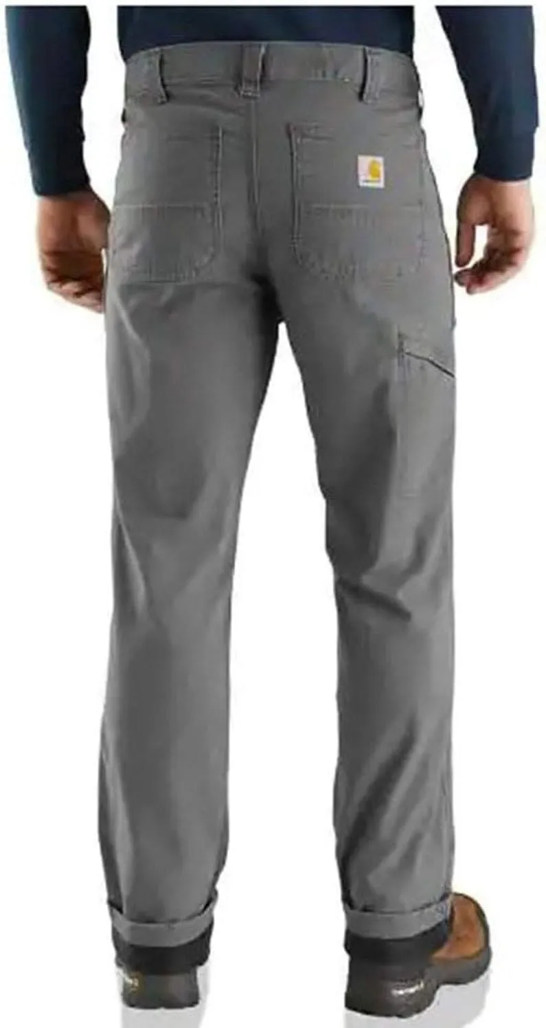 Carhartt Men's Rugged Flex Relaxed Fit Canvas Flannel-Lined Utility Work Pant