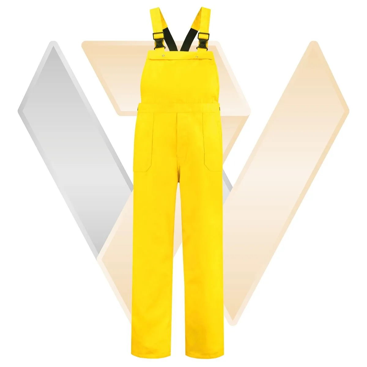 Dungarees&#x20;polyester&#x20;&#x2F;&#x20;cotton&#x20;Appelgroen&#x20;-&#x20;71WorkX&#x20;Wear