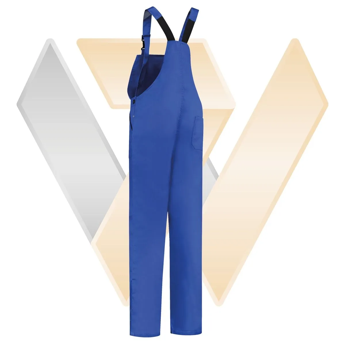 Dungarees&#x20;polyester&#x20;&#x2F;&#x20;cotton&#x20;Appelgroen&#x20;-&#x20;71WorkX&#x20;Wear
