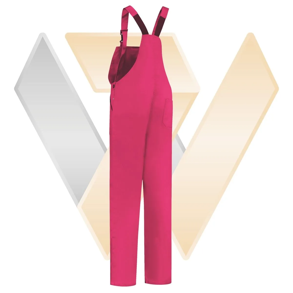 Dungarees&#x20;polyester&#x20;&#x2F;&#x20;cotton&#x20;Geel&#x20;-&#x20;71WorkX&#x20;Wear