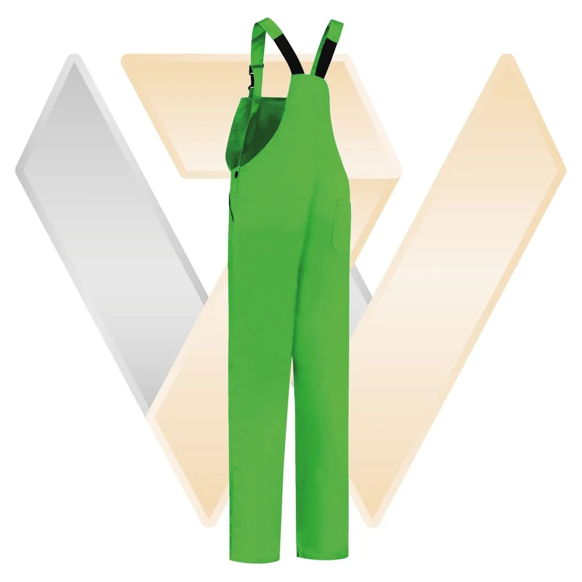 Dungarees&#x20;polyester&#x20;&#x2F;&#x20;cotton&#x20;Geel&#x20;-&#x20;71WorkX&#x20;Wear