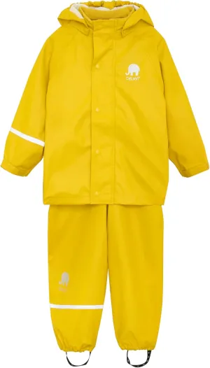 European Kids Rain and Snow Suit for Boys Girls with Detachable Hood, Waterproof Raincoat and Pants for Rain and Snow