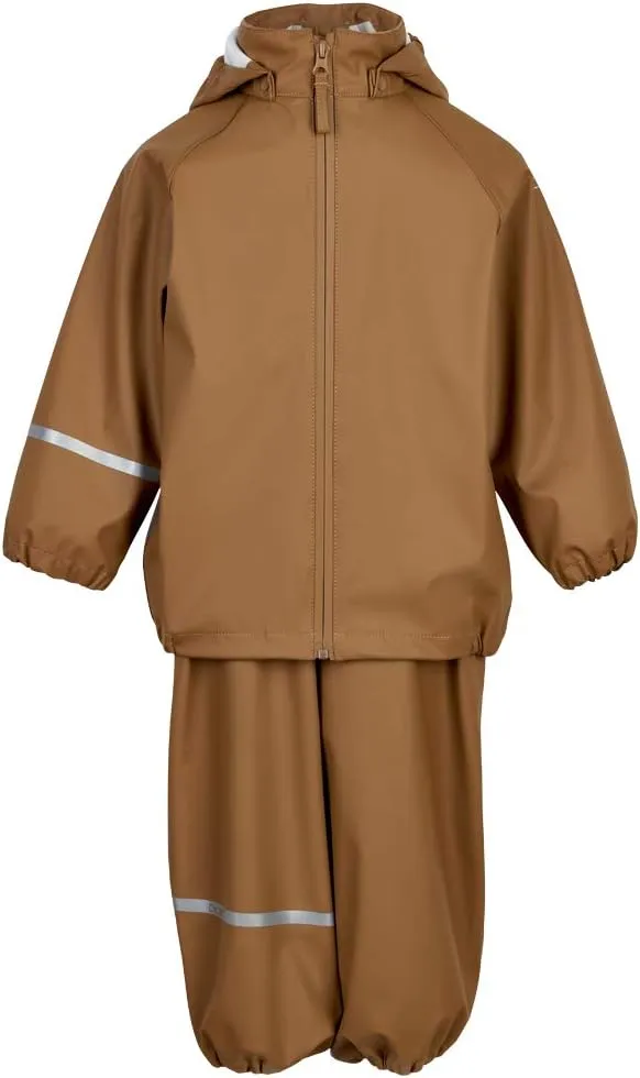 European Kids Waterproof Eco Friendly Snow Suit Ultra 10.000mm Shell, Detachable Hood, Reflective Stripes Boys Girls