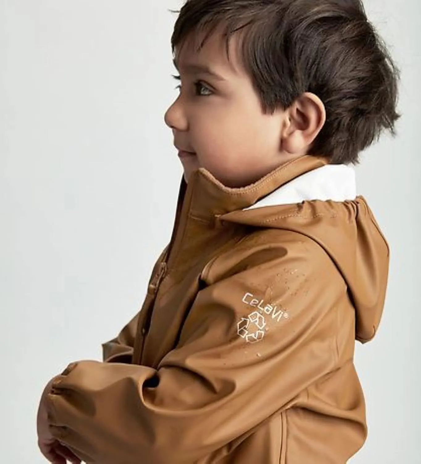 European Kids Waterproof Eco Friendly Snow Suit Ultra 10.000mm Shell, Detachable Hood, Reflective Stripes Boys Girls