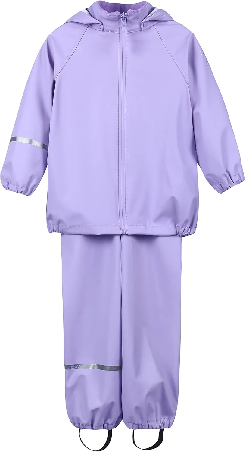 European Kids Waterproof Eco Friendly Snow Suit Ultra 10.000mm Shell, Detachable Hood, Reflective Stripes Boys Girls