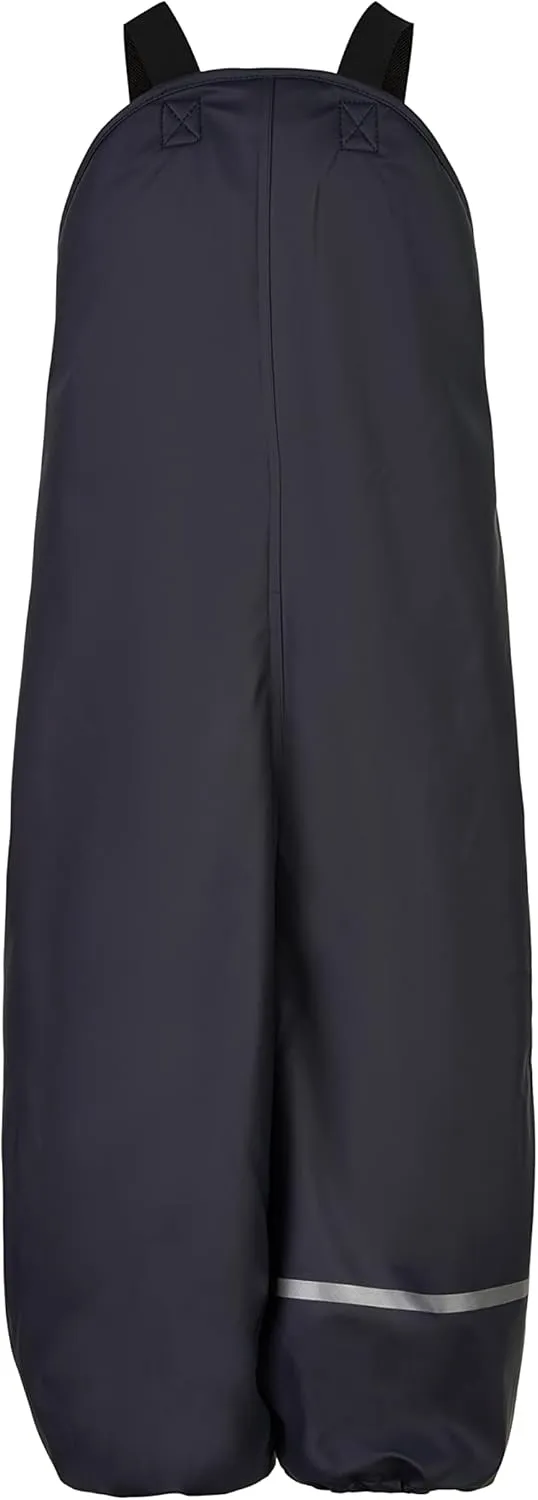 European Kids Wind, Mud, Snow and Waterproof Rain Pants Dungarees Unlined and Fleece Lined for Boys Girls