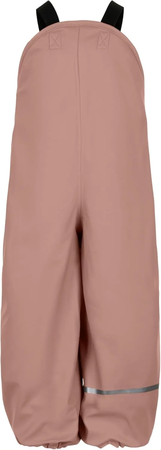 European Kids Wind, Mud, Snow and Waterproof Rain Pants Dungarees Unlined and Fleece Lined for Boys Girls