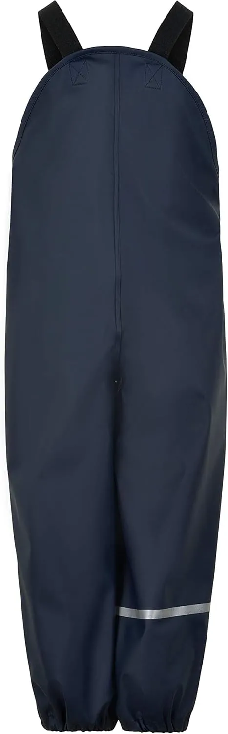 European Kids Wind, Mud, Snow and Waterproof Rain Pants Dungarees Unlined and Fleece Lined for Boys Girls