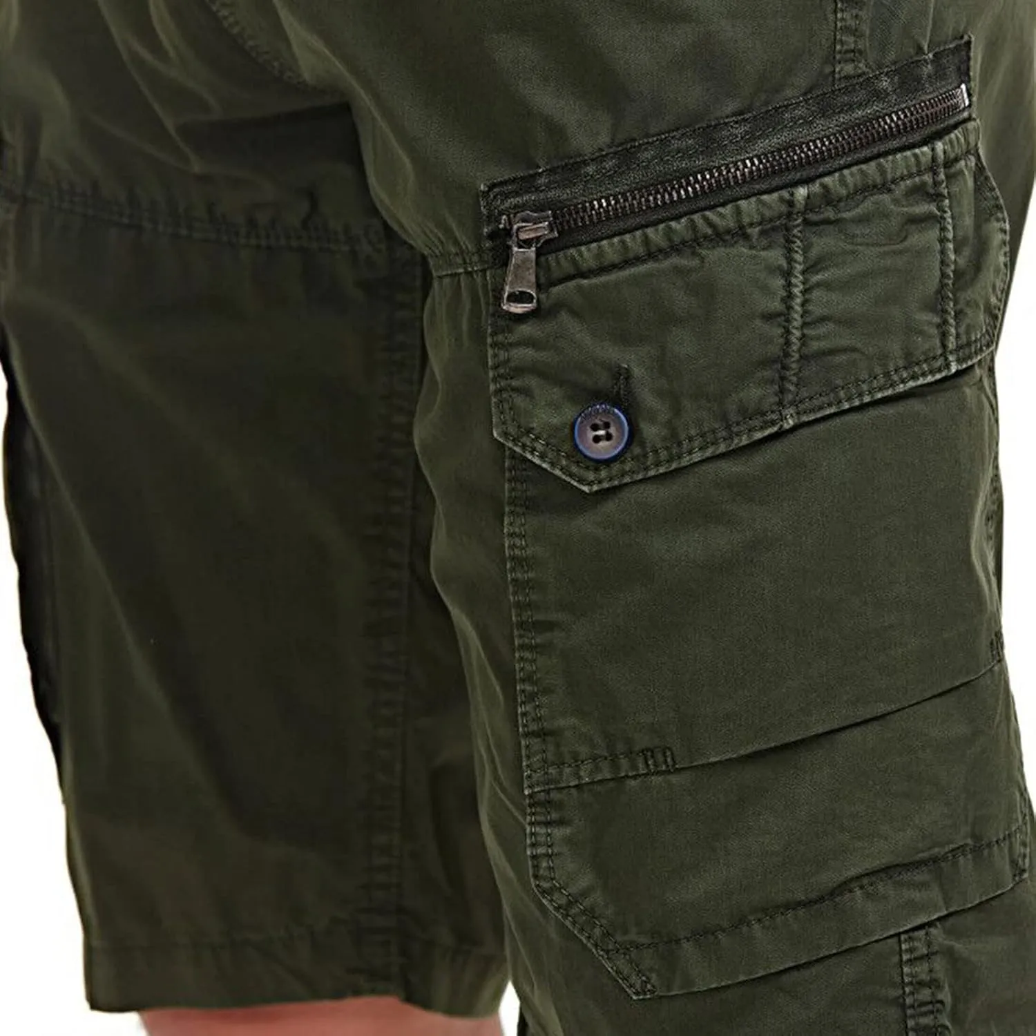 Golf Shorts for Men 7 Inch Inseam Summer Classic Fit Multi-Pockets Cargo Shorts Loose Fit Beach Work Dungarees