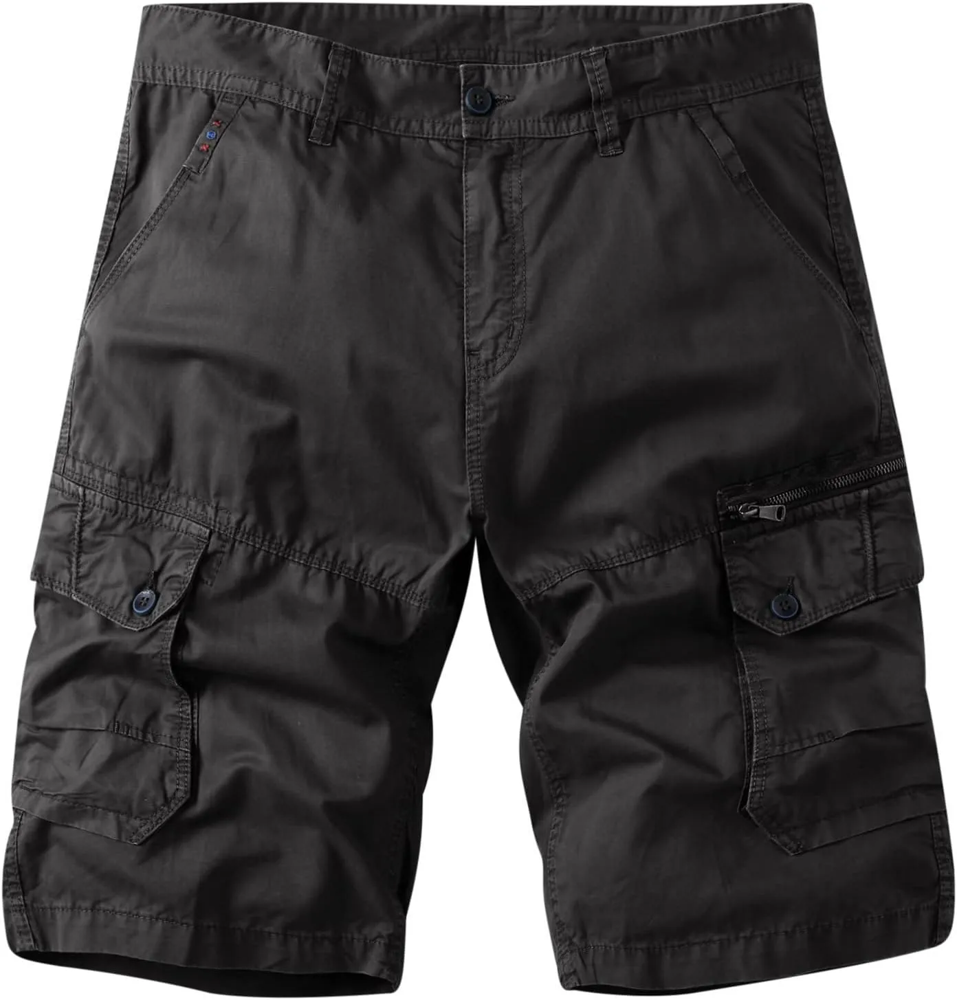 Golf Shorts for Men 7 Inch Inseam Summer Classic Fit Multi-Pockets Cargo Shorts Loose Fit Beach Work Dungarees