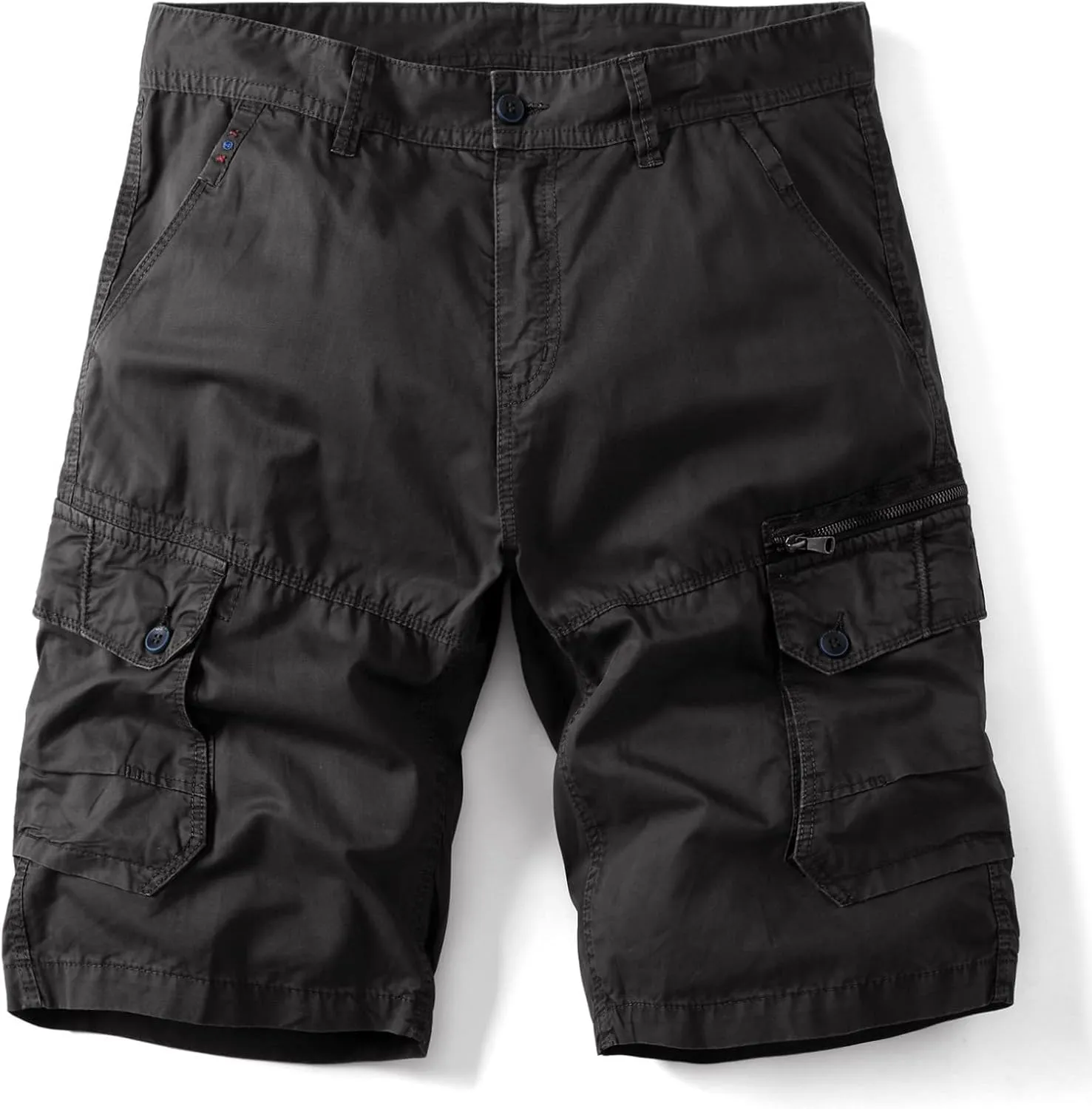 Golf Shorts for Men 7 Inch Inseam Summer Classic Fit Multi-Pockets Cargo Shorts Loose Fit Beach Work Dungarees