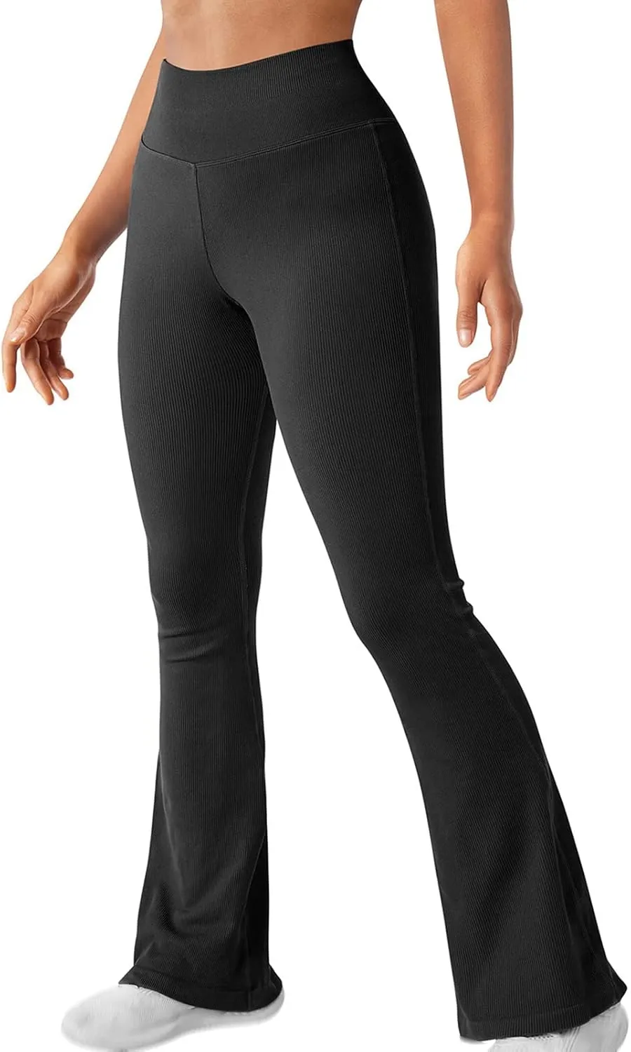 LAWOR Women's Bootcut Yoga Pants High Waist Stretch Flare Leg Leggings Tummy Control Bootleg Workout Pants Active Pants