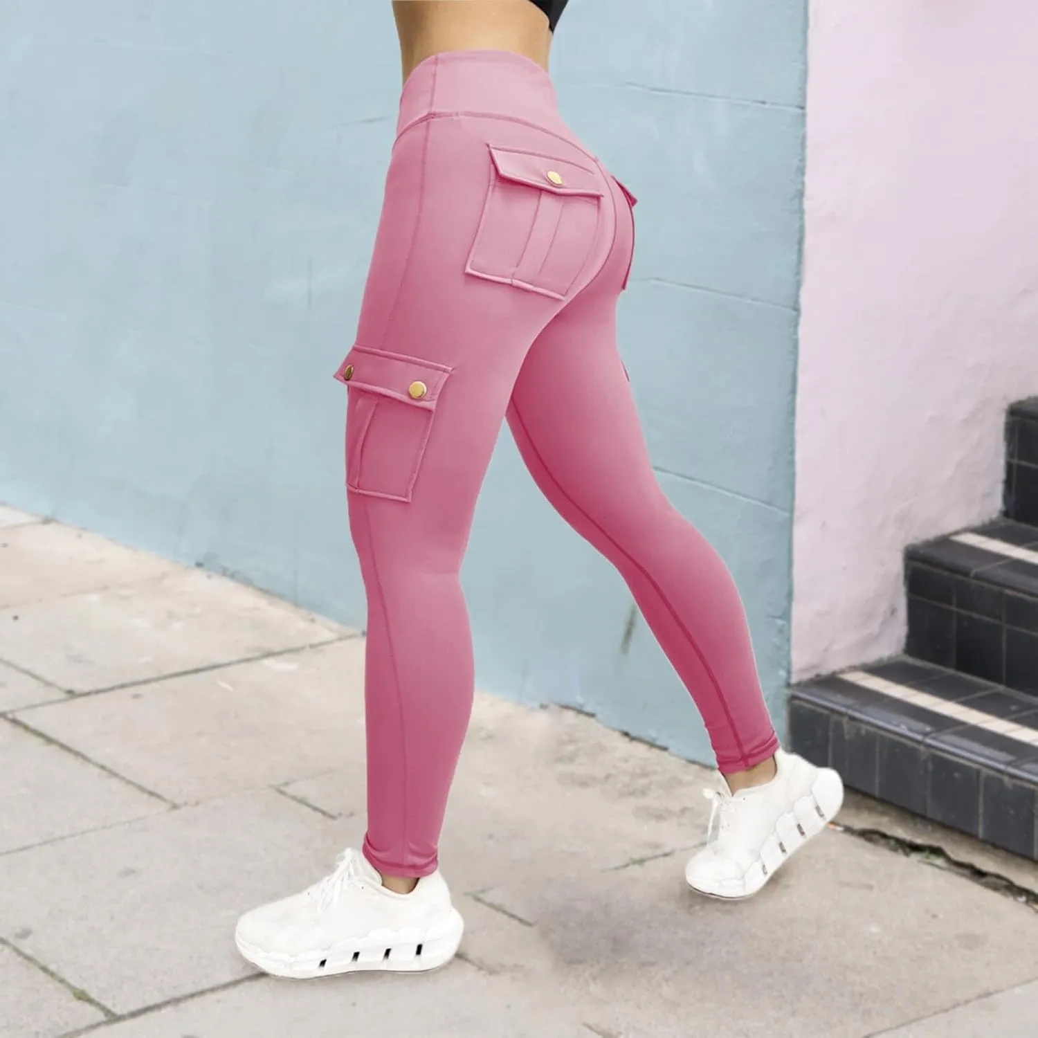 Lightweight Summer Pants Women Trendy Workwear Fitness Pants Women's High Elastic Long Yoga Pants for