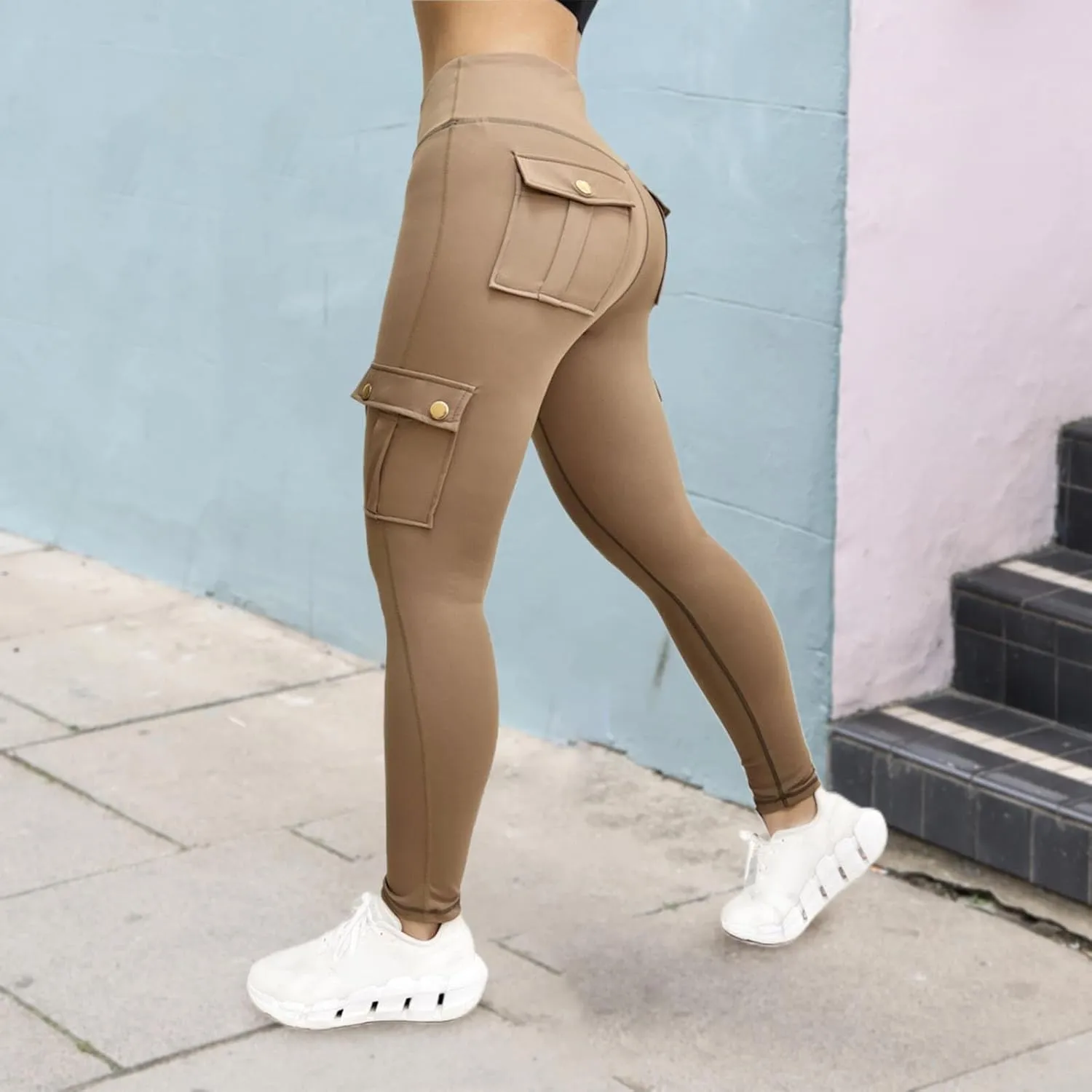 Lightweight Summer Pants Women Trendy Workwear Fitness Pants Women's High Elastic Long Yoga Pants for