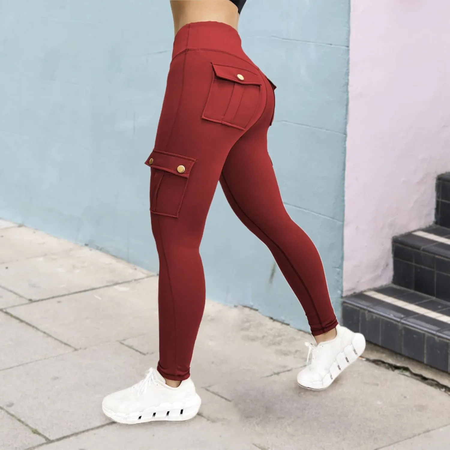 Lightweight Summer Pants Women Trendy Workwear Fitness Pants Women's High Elastic Long Yoga Pants for