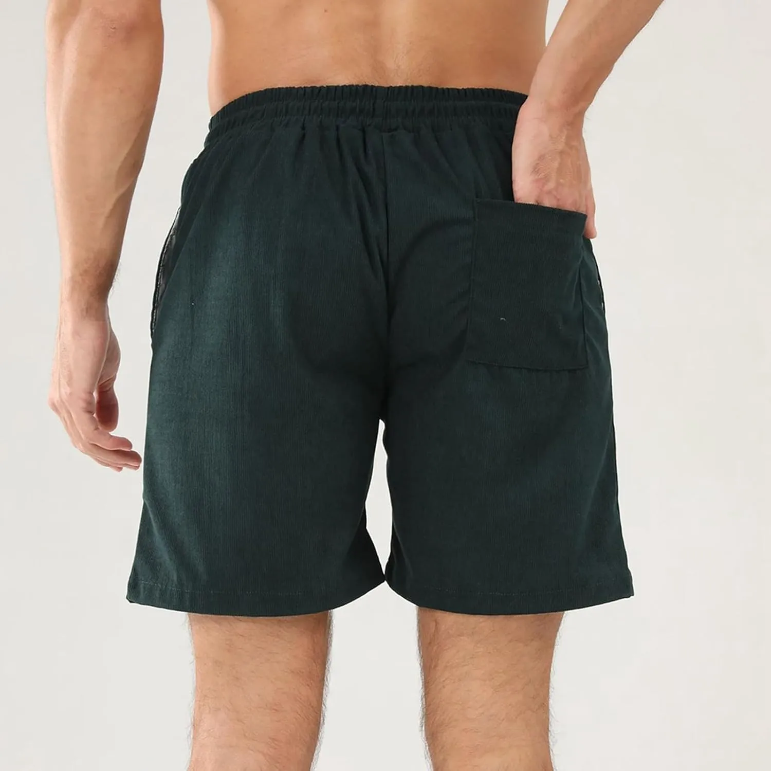Men Gradient Beach Shorts 2025 Summer Big and Tall Workout Shorts Drawstring Elastic Waist Soft Short with Pockets