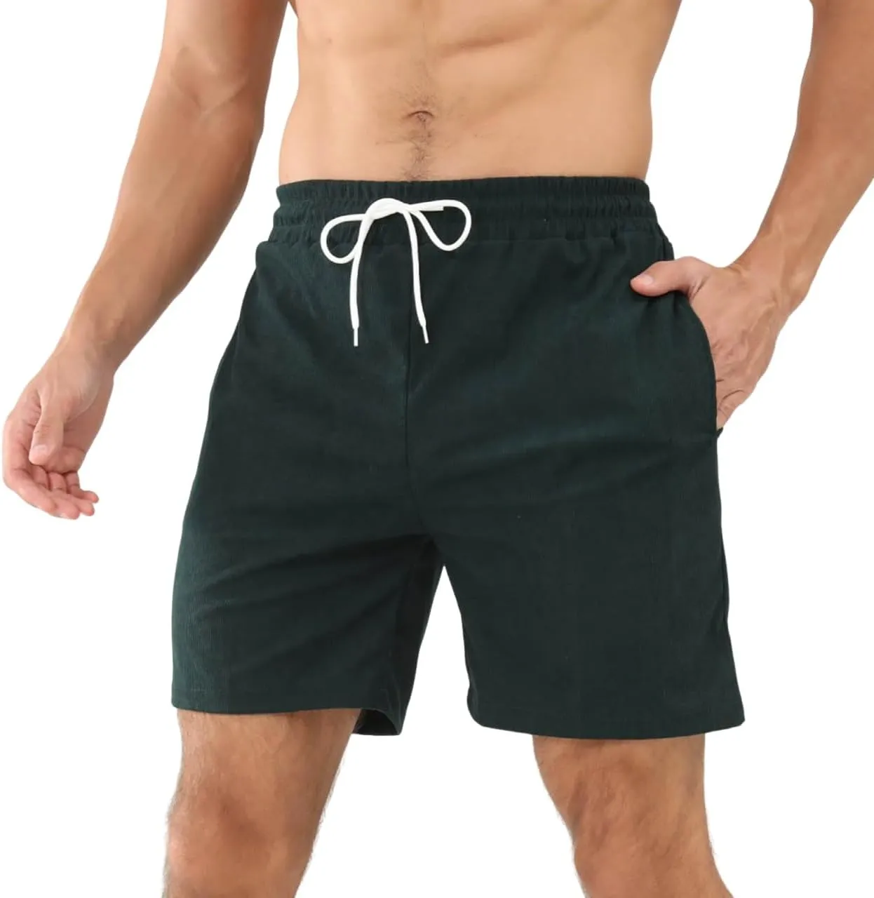 Men Gradient Beach Shorts 2025 Summer Big and Tall Workout Shorts Drawstring Elastic Waist Soft Short with Pockets