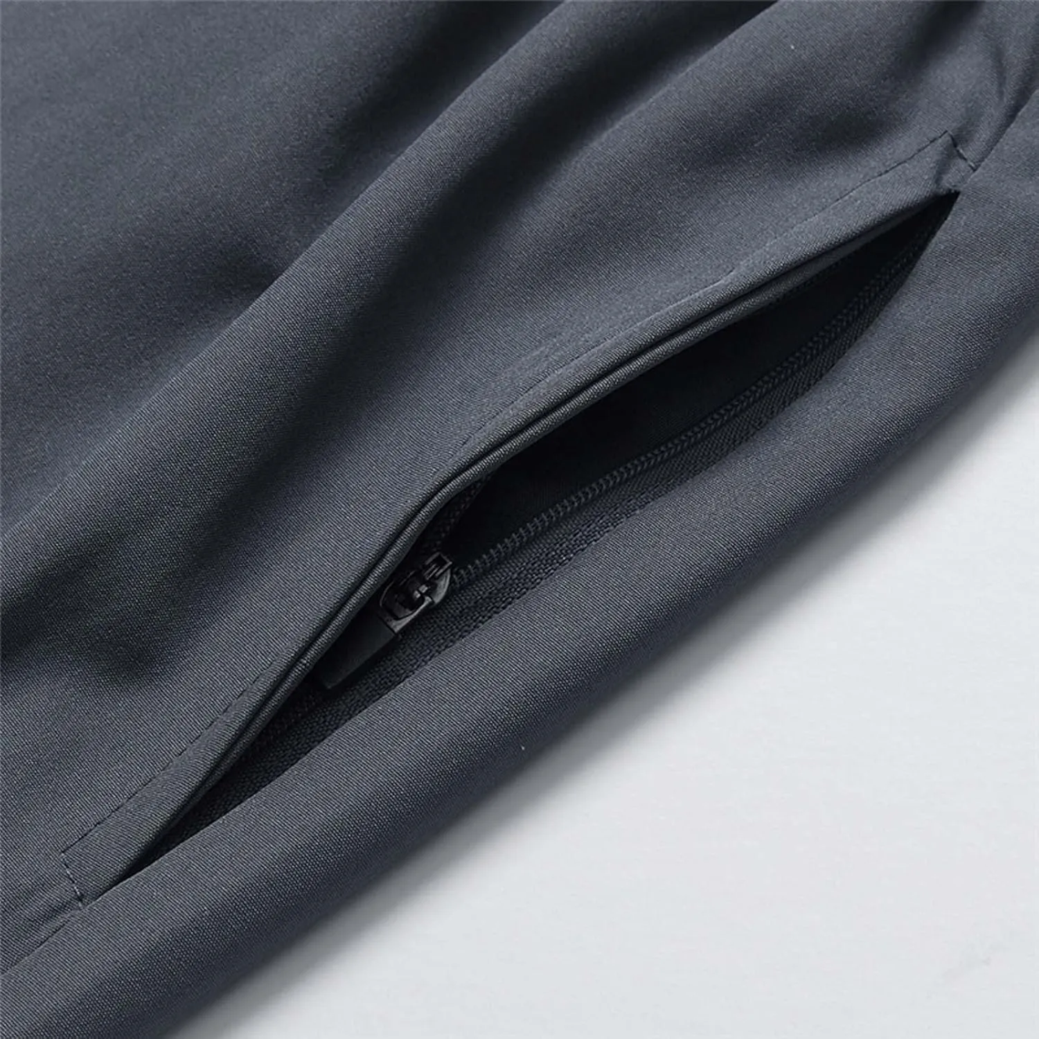 Men's 2 in 1 Workout Running Shorts Lightweight Quick Dry Training Active Yoga Gym 5"" Short with Zipper Pockets