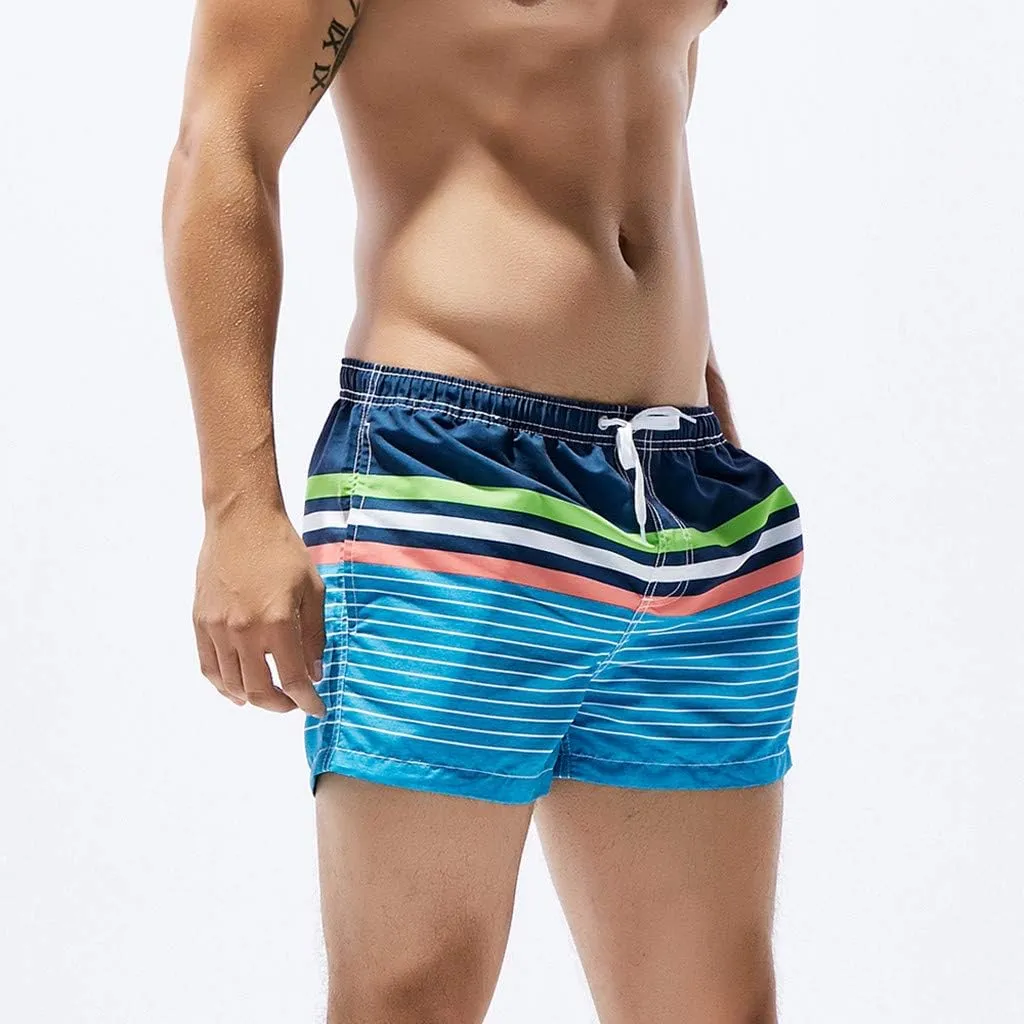Mens Athletic Shorts Men's Shorts Swim Trunks Quick Dry Beach Surfing Running Swimming Water Shorts