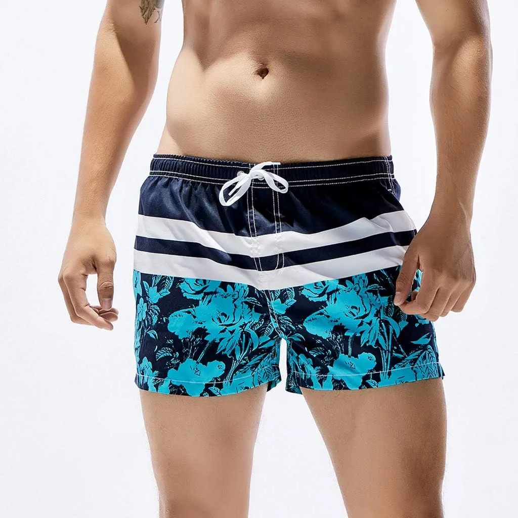 Mens Athletic Shorts Men's Shorts Swim Trunks Quick Dry Beach Surfing Running Swimming Water Shorts