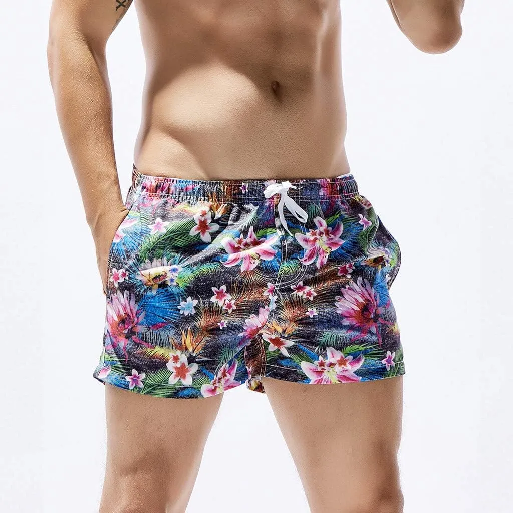 Mens Athletic Shorts Men's Shorts Swim Trunks Quick Dry Beach Surfing Running Swimming Water Shorts