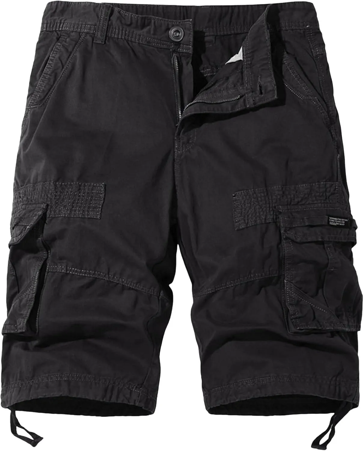 Mens Cotton Shorts Drawstring Waist Short Pant Regular Fit Pants Jogging Lounge SweatShorts with Pockets Trend