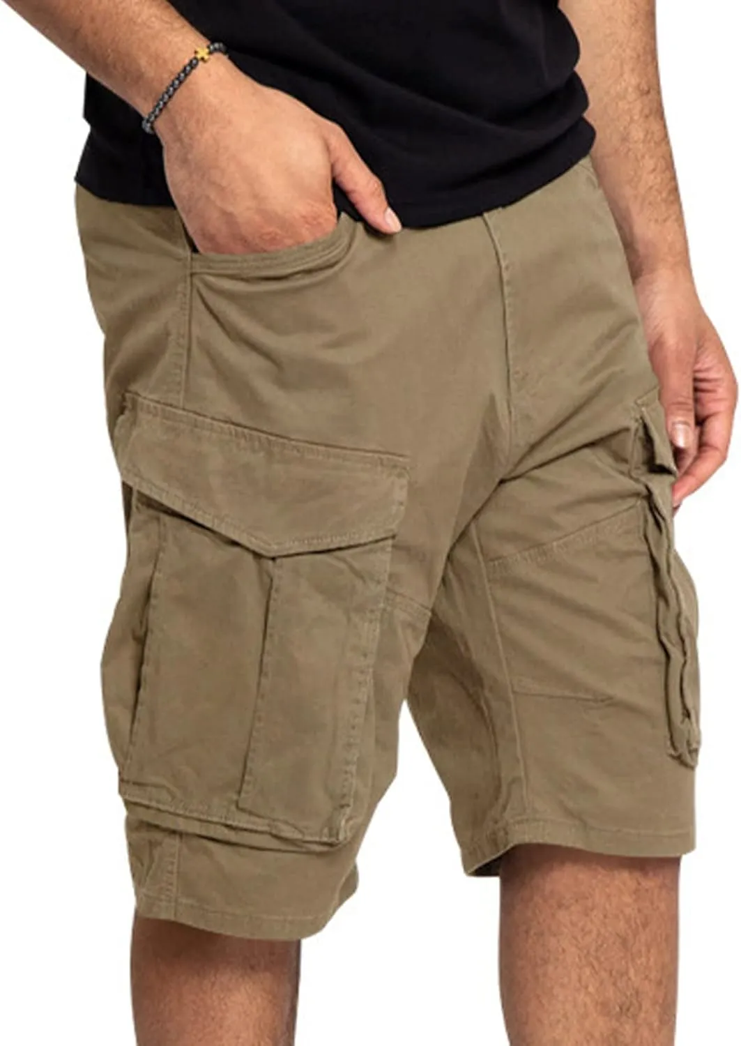 Mens Gym Golf Shorts Short Pant Regular Fit Pants Tactical Joggers Athletic Sweat Shorts with Pockets
