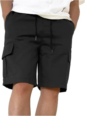Mens Gym Golf Shorts Short Pant Regular Fit Pants Tactical Joggers Athletic Sweat Shorts with Pockets