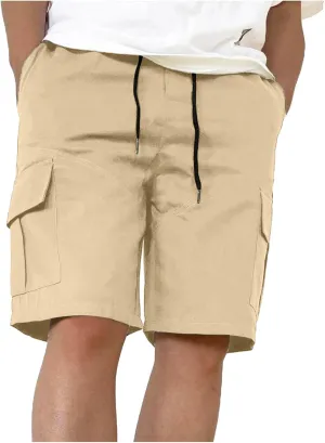 Mens Gym Golf Shorts Short Pant Regular Fit Pants Tactical Joggers Athletic Sweat Shorts with Pockets