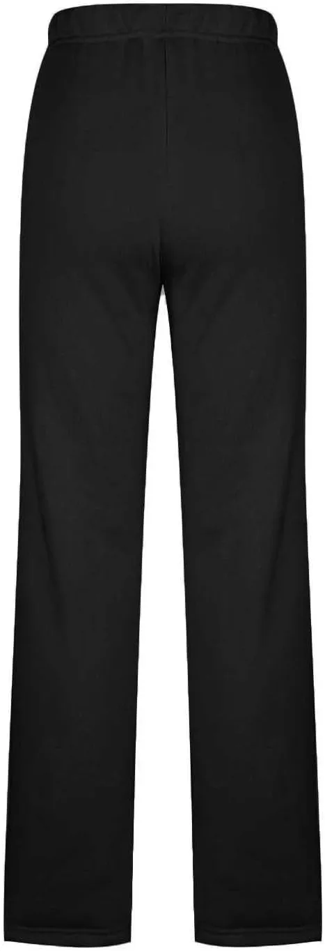Pants for Women Casual Work Business Straight Leg Dress Lounge High Waisted Slacks Loose Fit Black Trousers