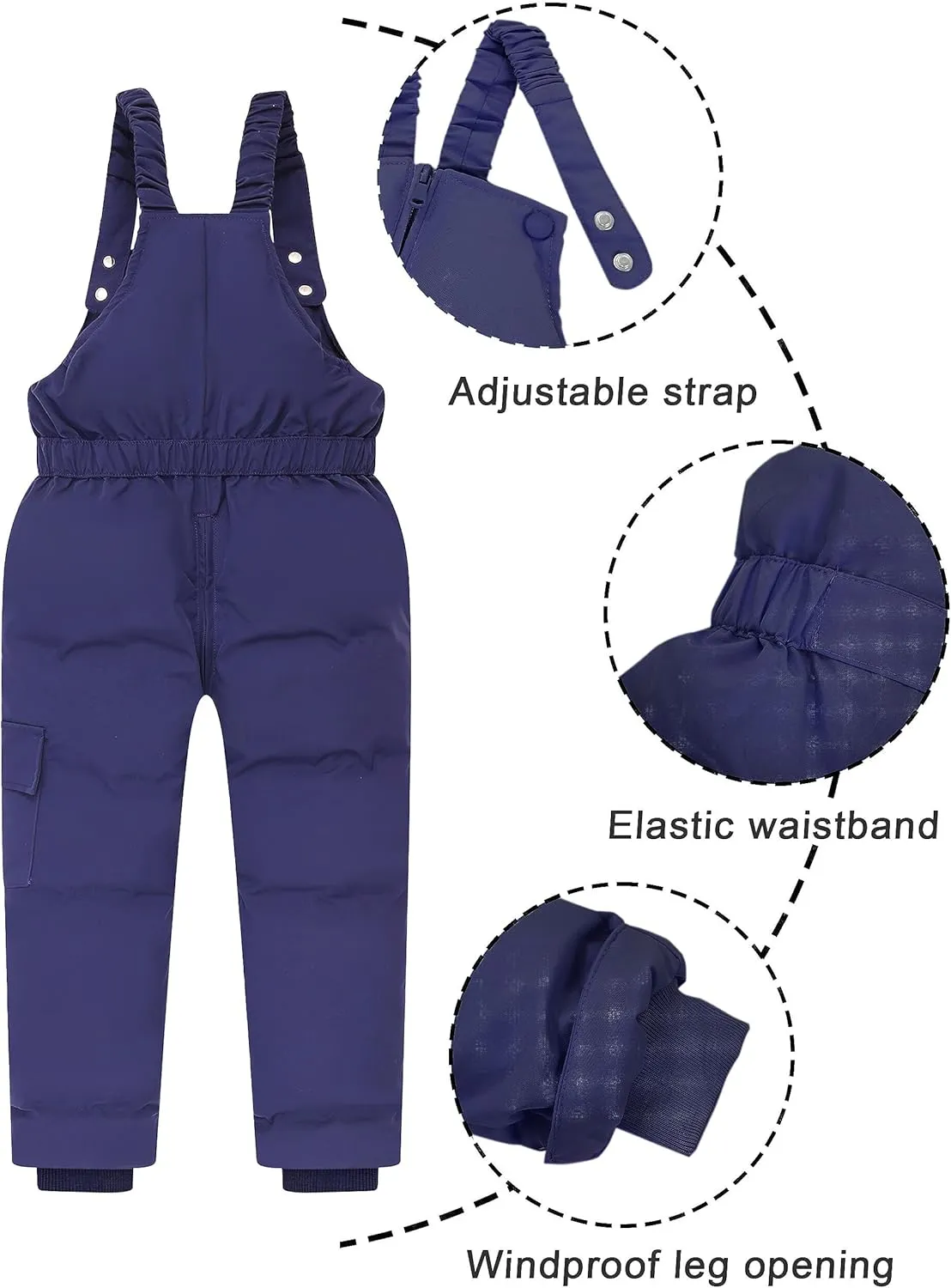 SEAUR - Baby Boys Girls Corduroy Bib Pants Kids Toddler Casual Dungarees Suspender Bibs Overalls One Piece Jumpsuit Romper