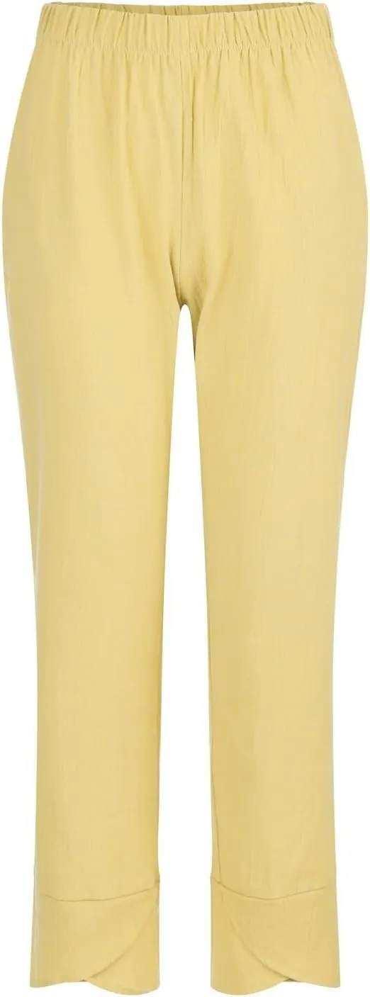 SHAOBGE Plus Size Linen Pants for Women Pants Cotton Casual Home Female Trendy Pants for Women 2024