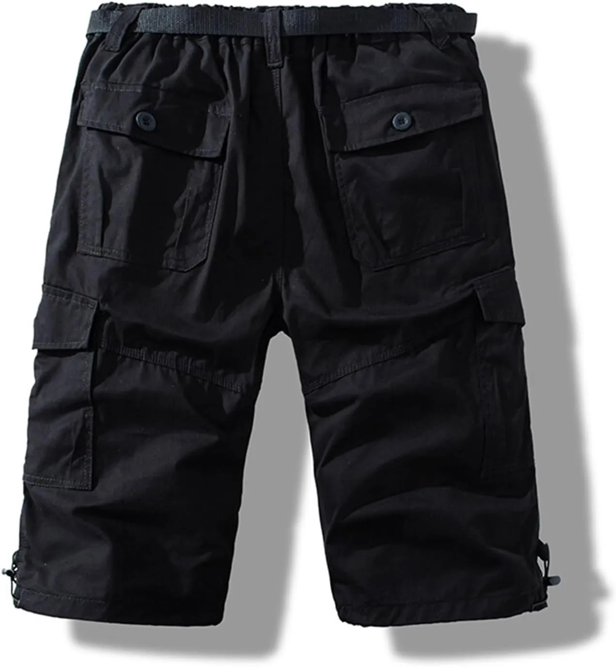 Xiaojmake Men's Military Cargo Short with Multi Pocket Outdoor Twill Cotton Workout Shorts Casual Loose Fit Dungarees Short
