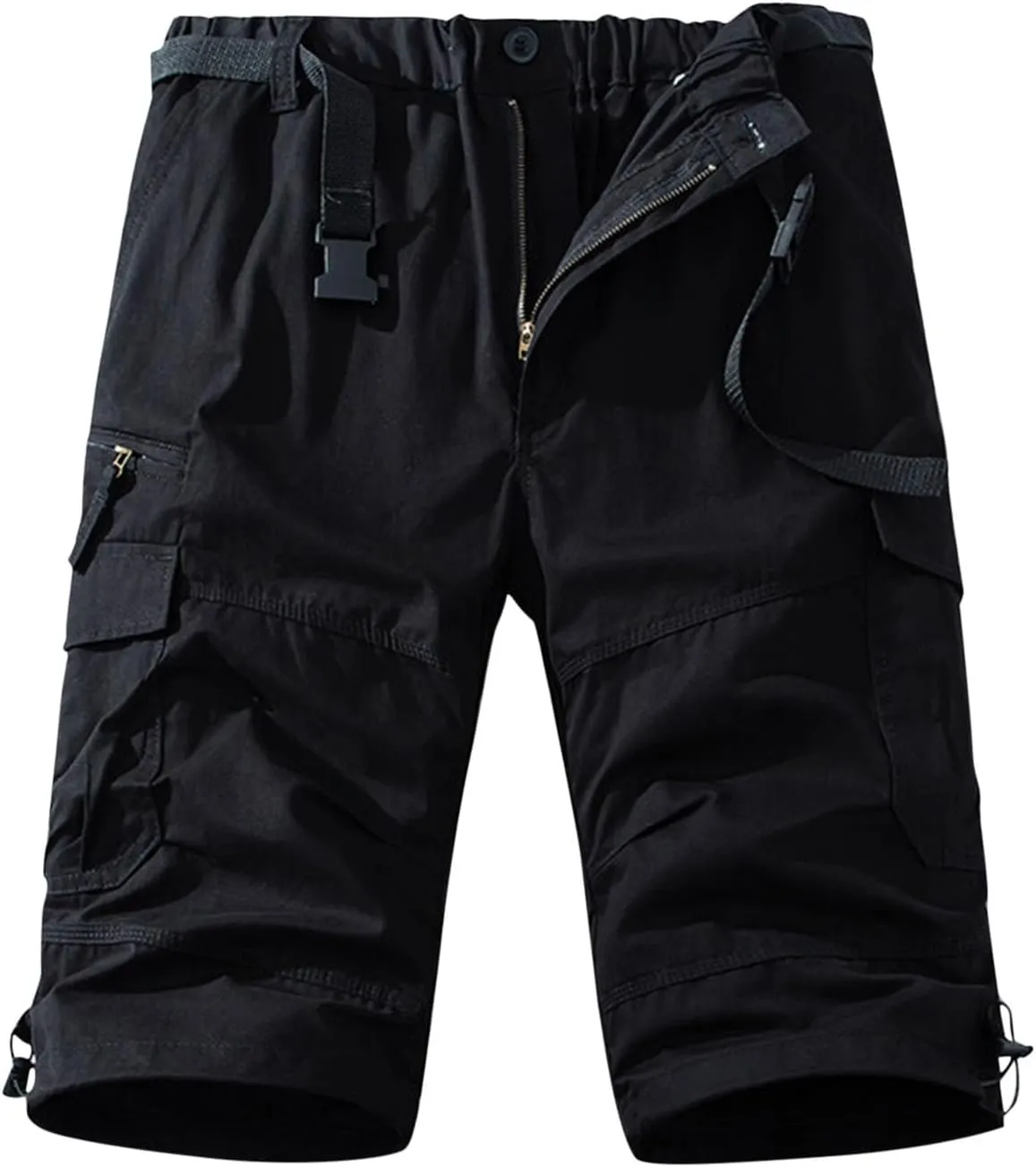 Xiaojmake Men's Military Cargo Short with Multi Pocket Outdoor Twill Cotton Workout Shorts Casual Loose Fit Dungarees Short