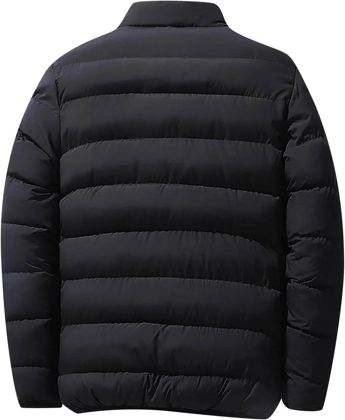 Ymosrh Varsity Jacket Men Men's Autumn Winter Zipper Warm Down Jacket Packable Light Coat Rain Coats